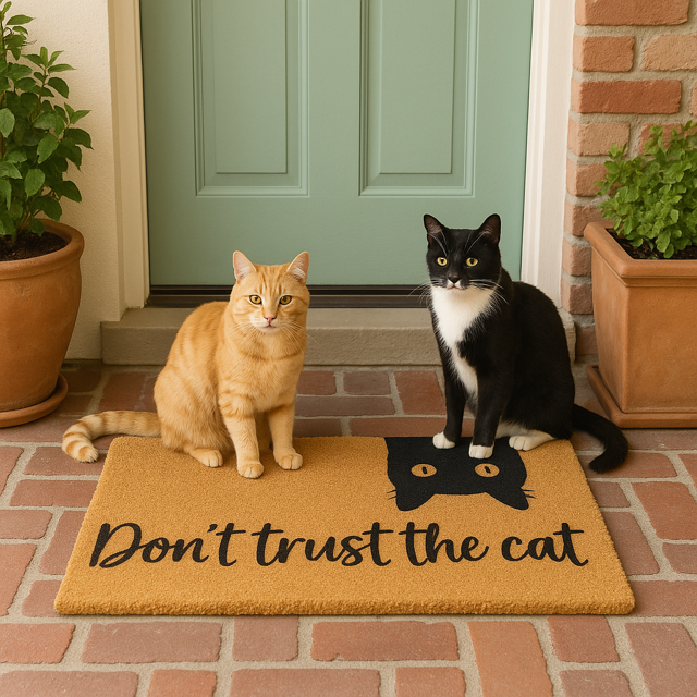 Don't Trust The Cat Doormat