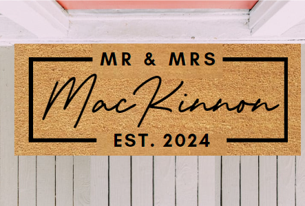 Pure Luxury - Custom Doormat.