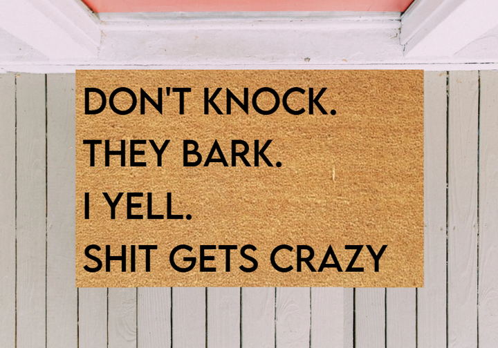 Don't Knock - Funny Dog Doormat