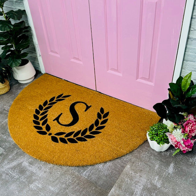 Semi-Circle Custom Doormat