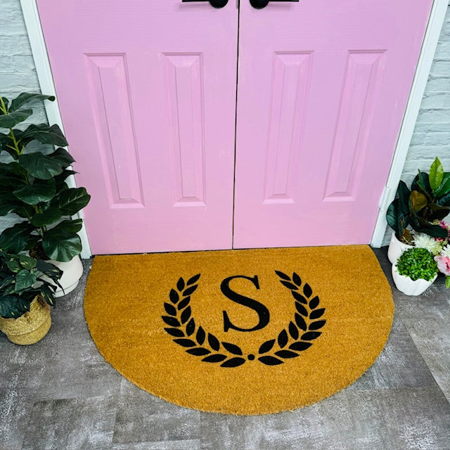 Semi-Circle Custom Doormat