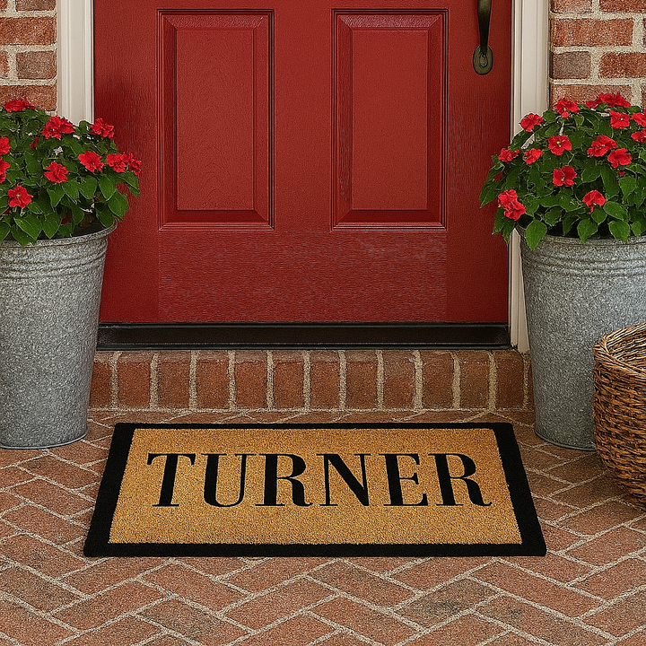 SHOWSTOPPER - Single Surname Doormat
