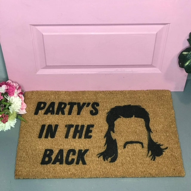 Party's In The Back Doormat