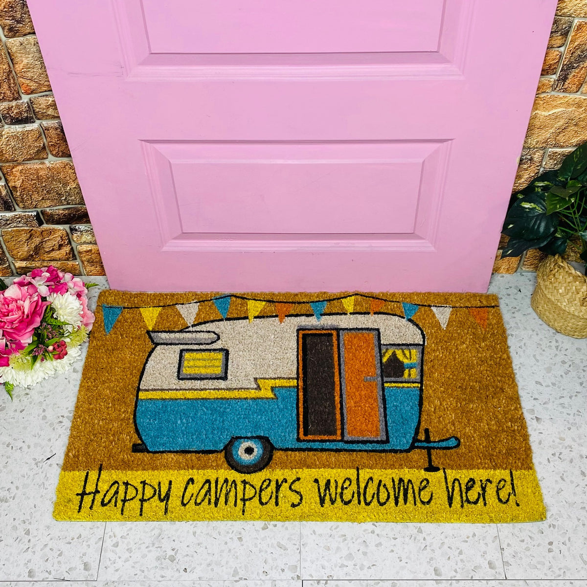 What sized doormat should i order walk all over me