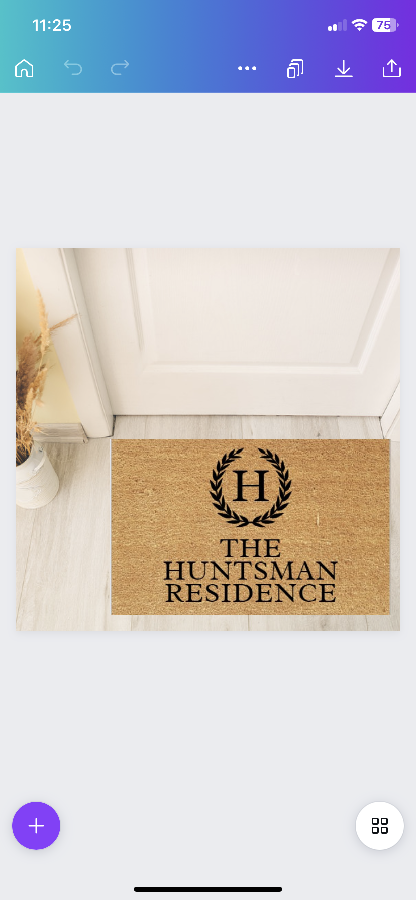 XXL The Residence Custom Doormat
