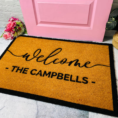 XXL Dainty Welcome Custom Doormat
