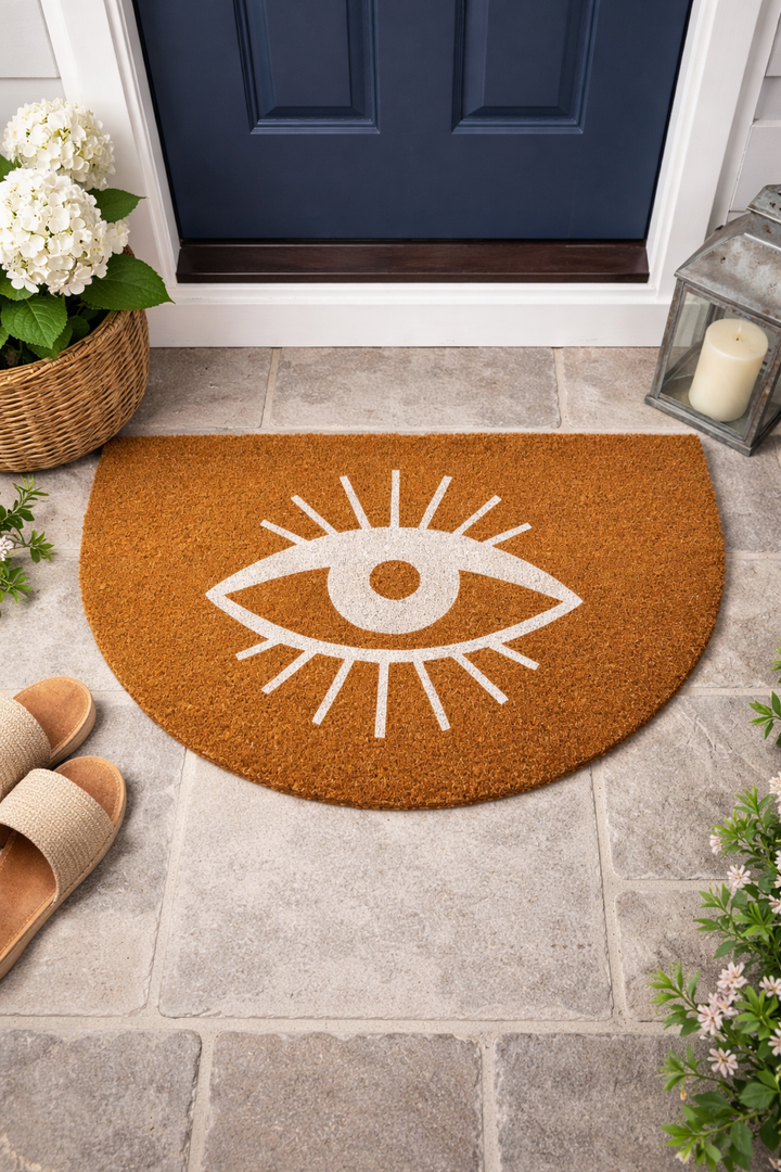 Arched Evil Eye Doormat