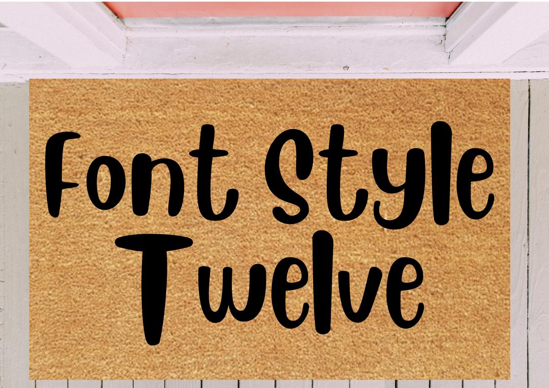 Design Your Own Doormat - Custom Personalised Design