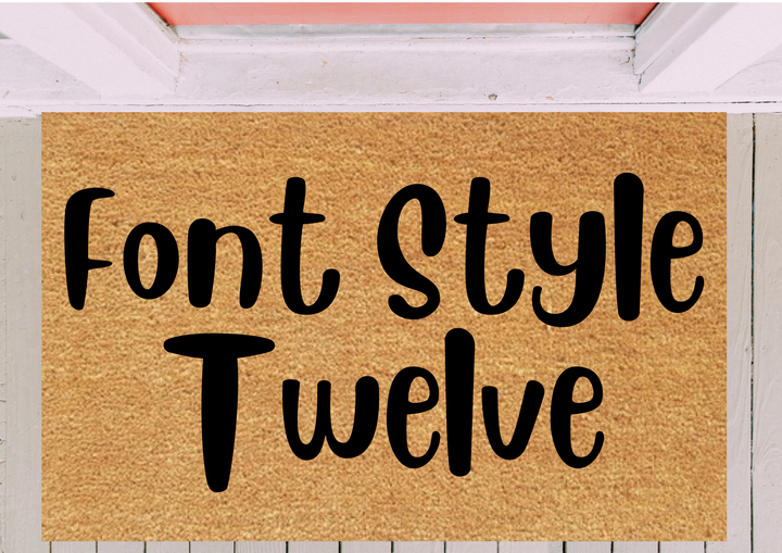 Design Your Own Doormat - Custom Personalised Design