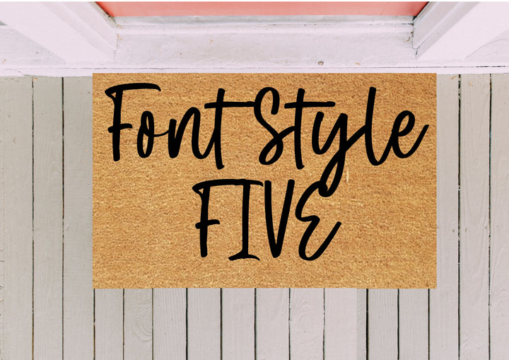 Design Your Own Doormat - Custom Personalised Design