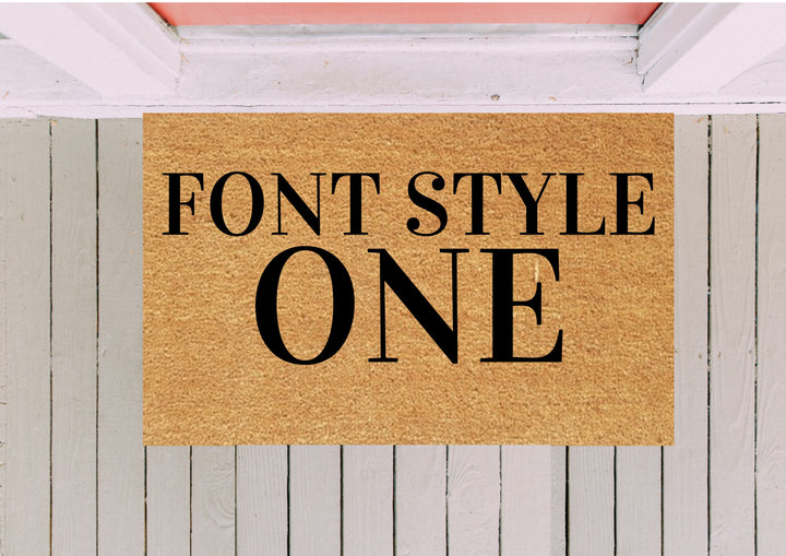 Design Your Own Doormat - Custom Personalised Design