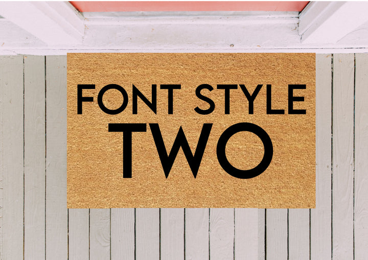 Design Your Own Doormat - Custom Personalised Design