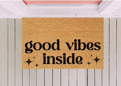 Good Vibes Doormat - Class Font