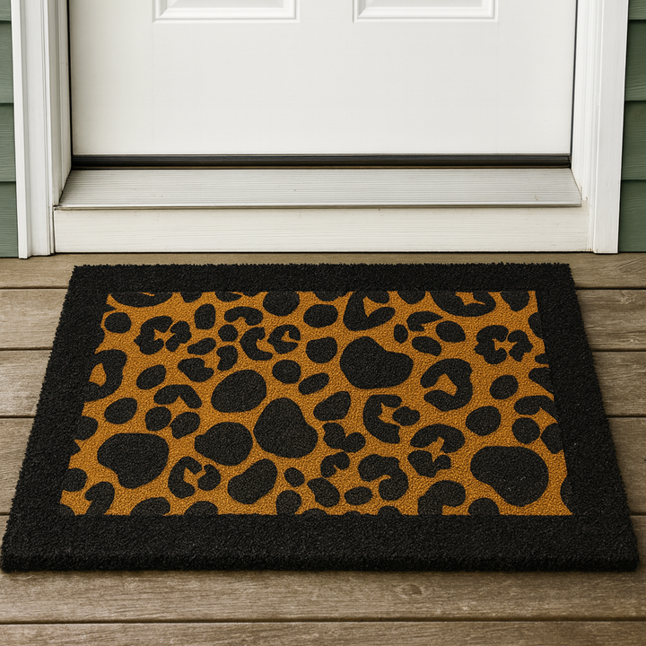 Leopard Print Doormat