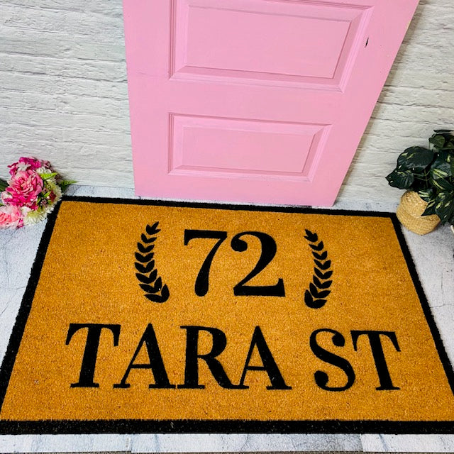 XXL Address Doormat