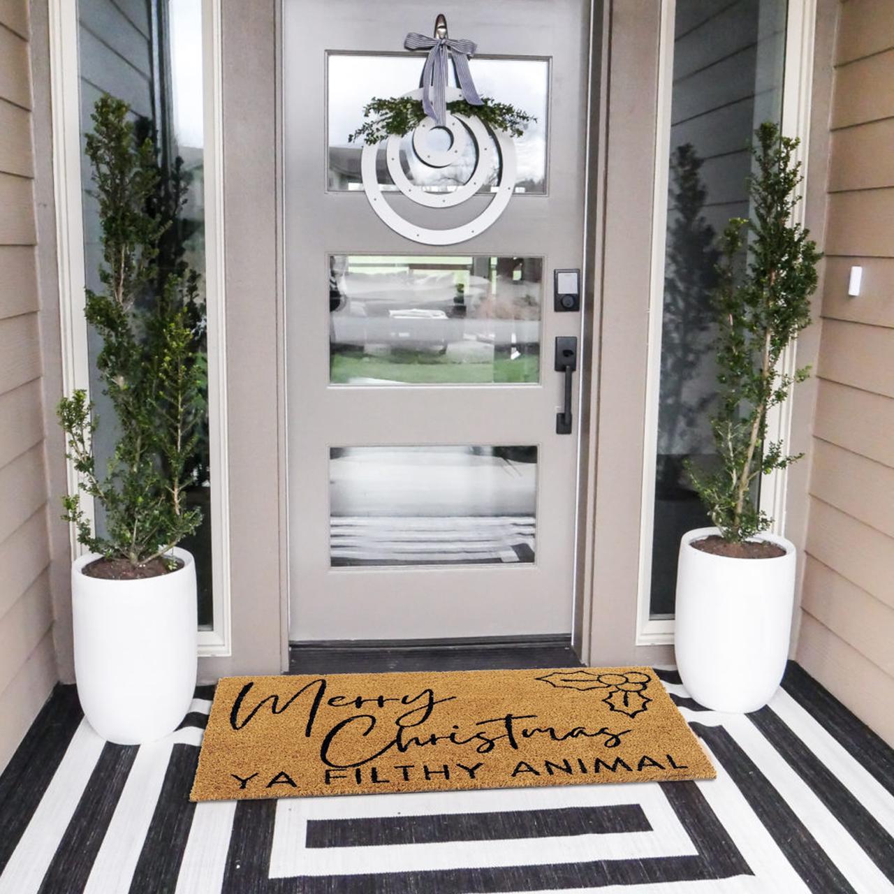 Ya Filthy Animals Stylish - Christmas Doormat