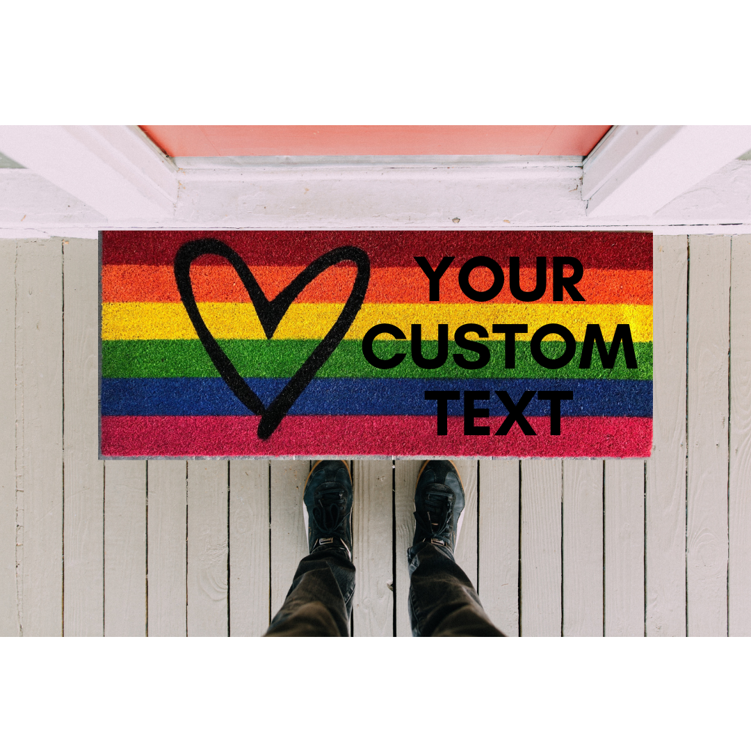 Welcome Homos Rug Gay Pride Doormat, Welcome Homos, LGBTQ Gift, Rainbow Doormat, Colour ...