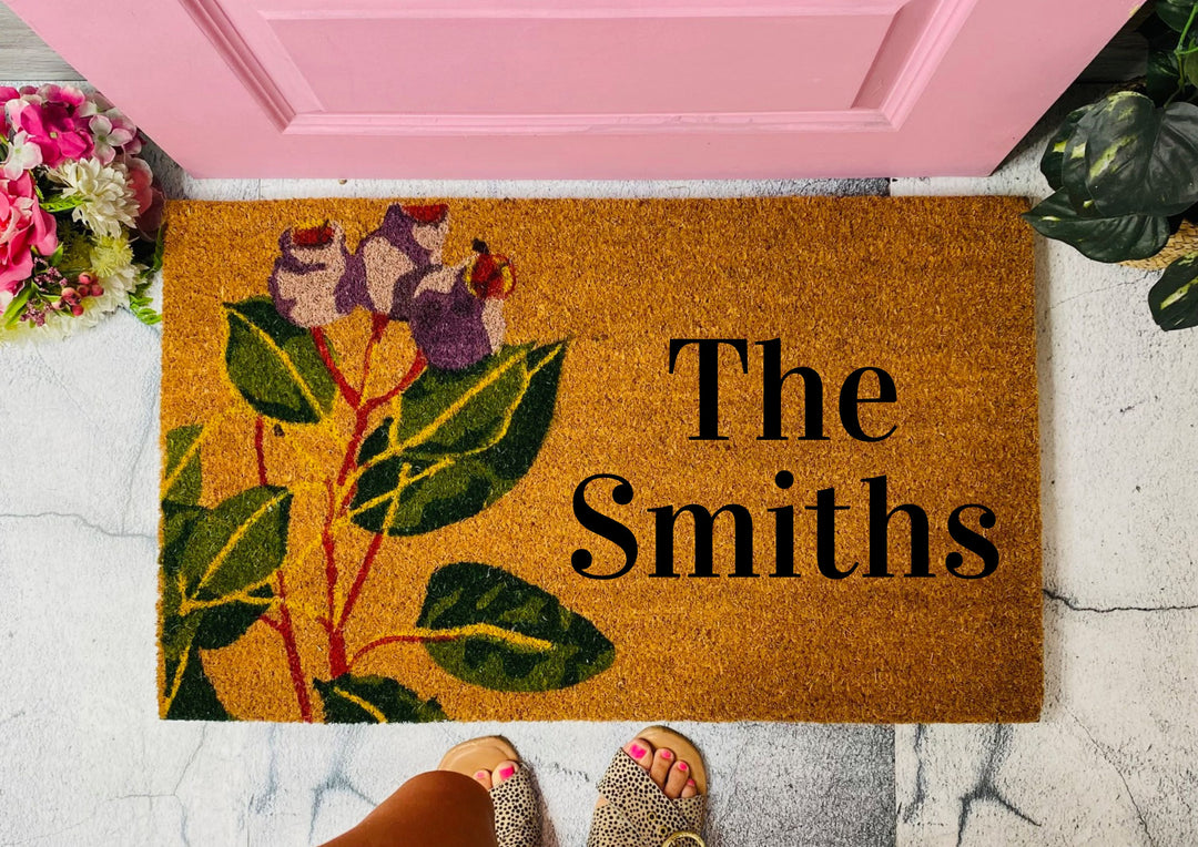 Australian Native Floral Doormat - Gumnut