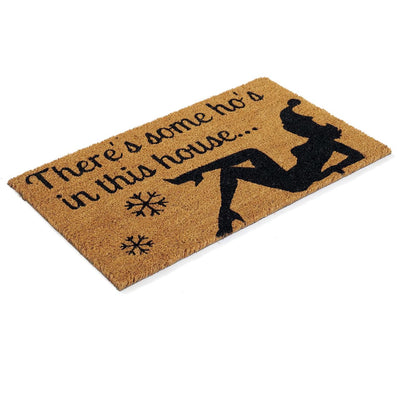 Ho's In This House - Funny Christmas Doormat