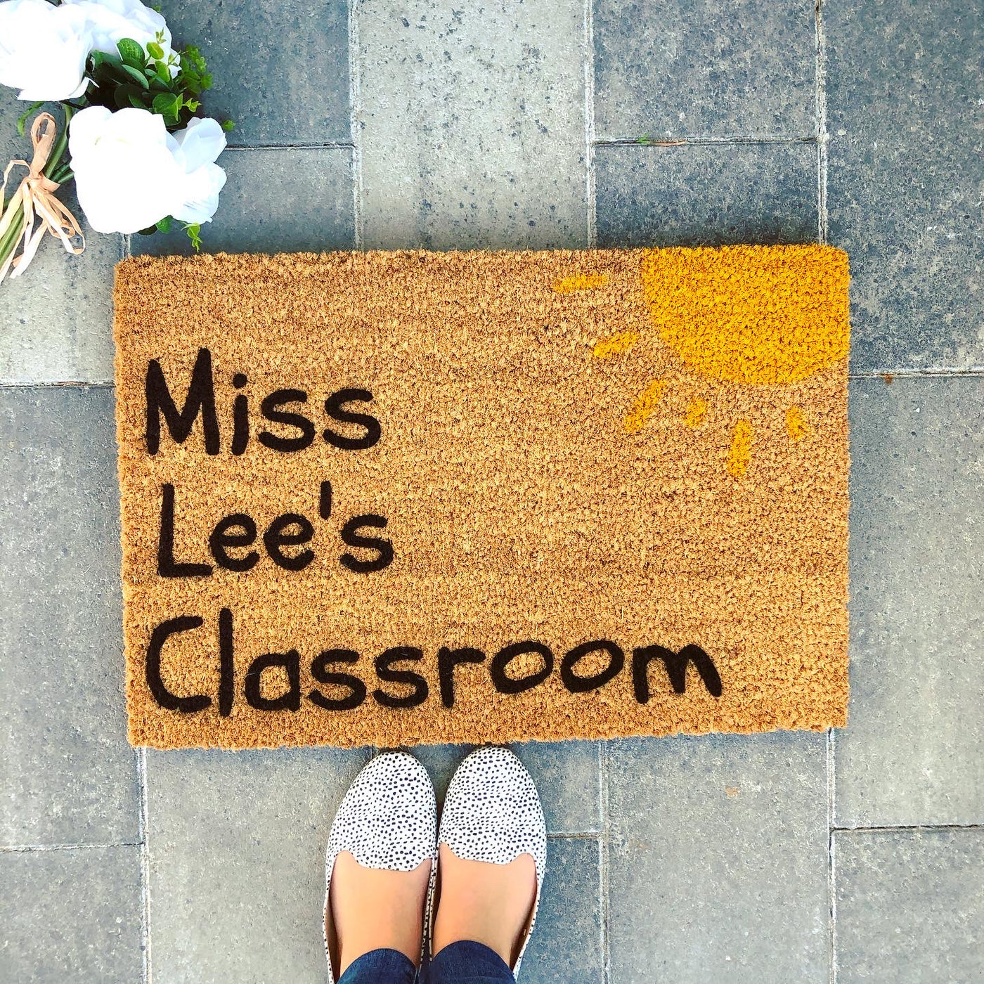 Custom Doormat, Teacher Gifts, Personalised Doormat, Funny Doormat ...