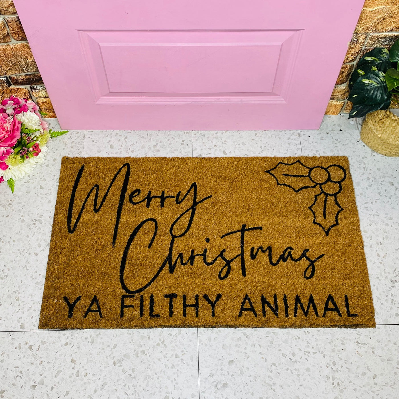Ya Filthy Animals Stylish - Christmas Doormat