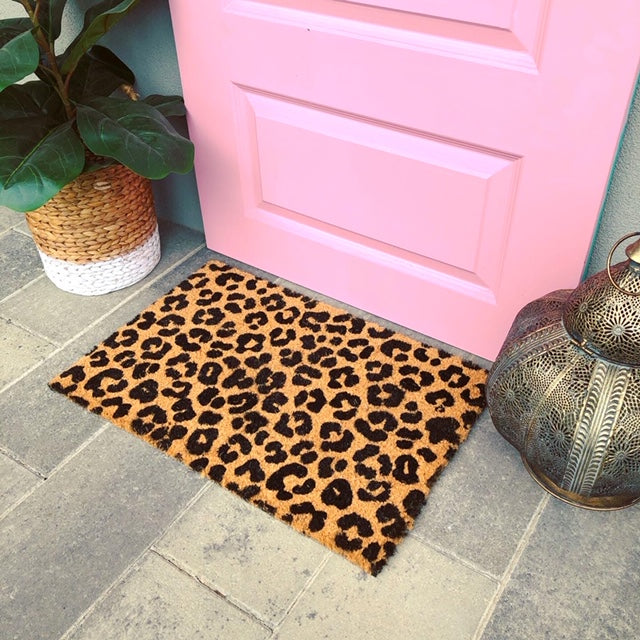 Leopard Print Doormat