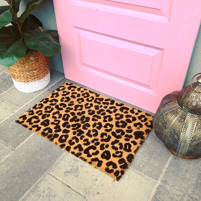 Leopard Print Doormat