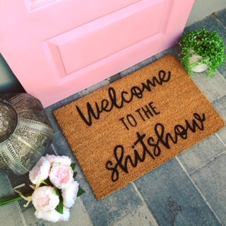 Welcome to the shitshow Funny Door Mat