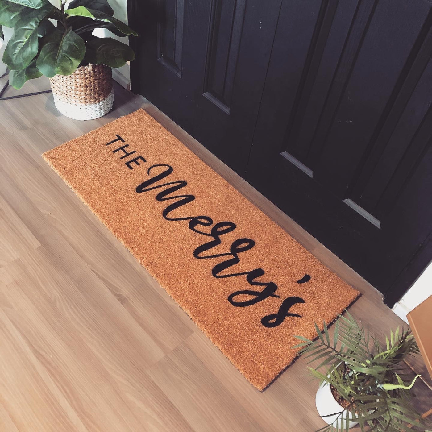 Brushfont Doormat