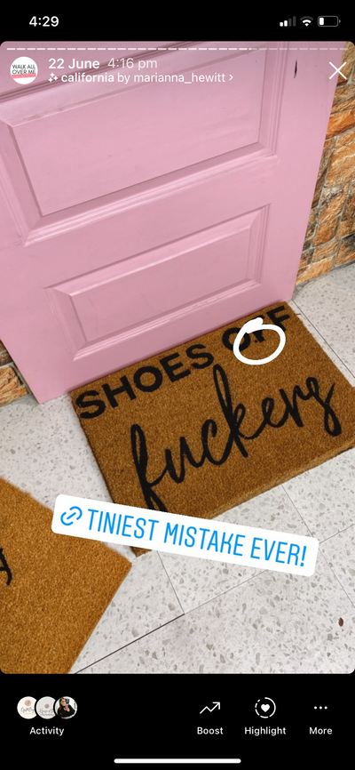 Oops Mats - SALE Mats