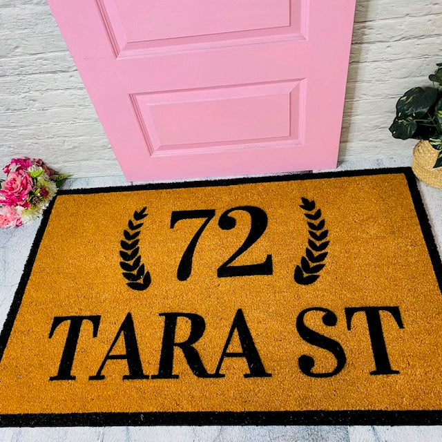 Address Doormat